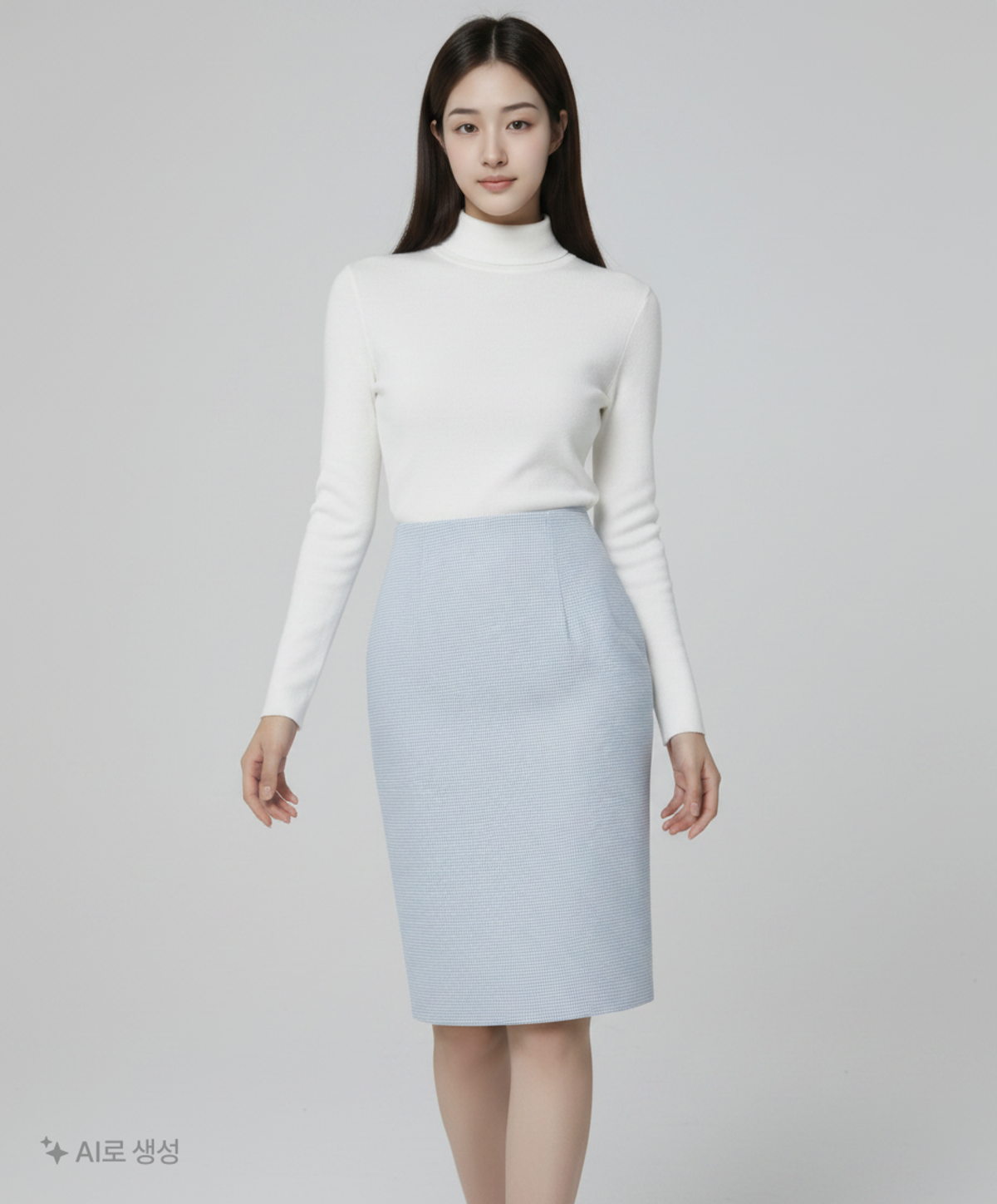 듀엘(DEWL) 미디스커트 55