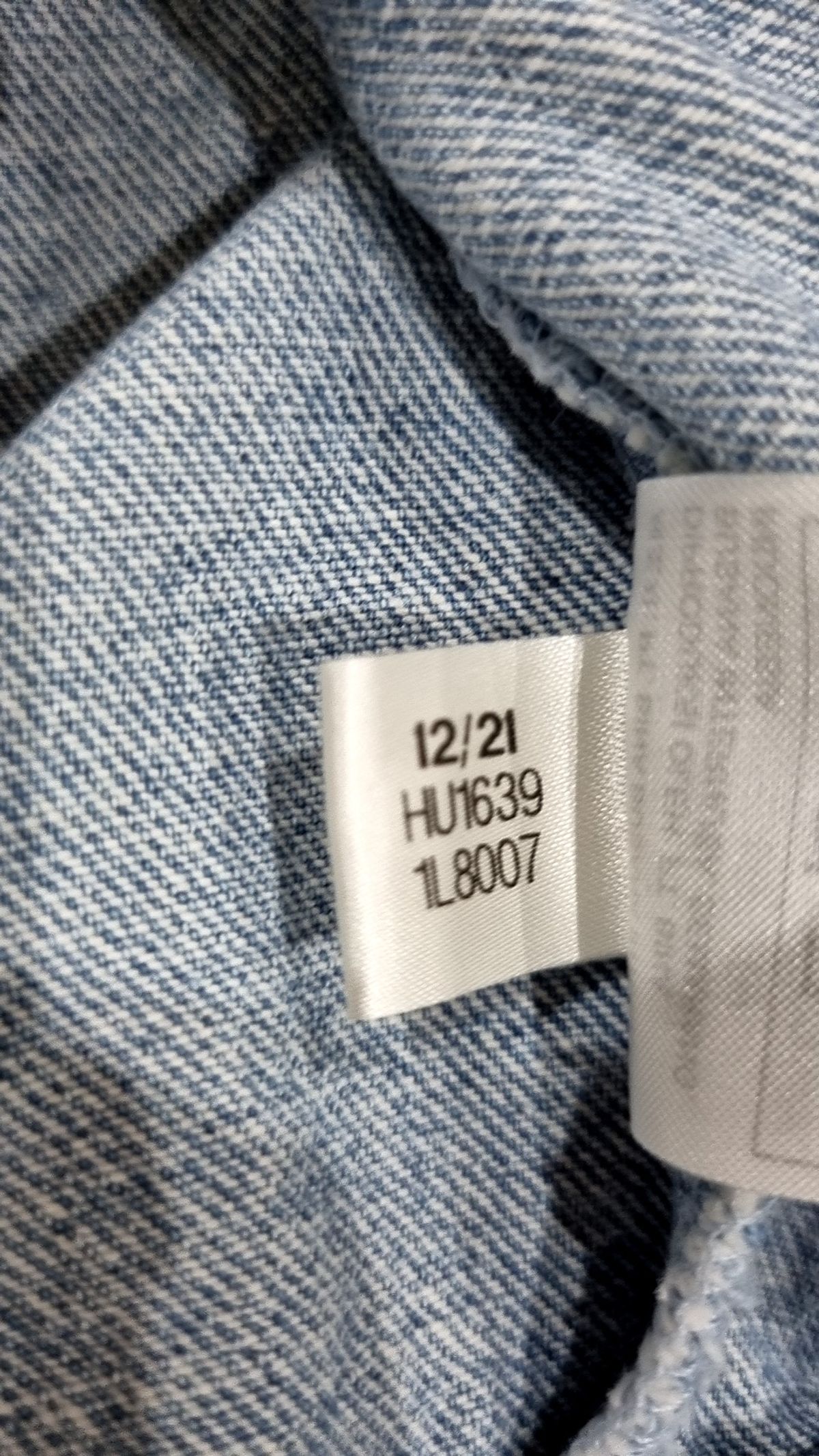아디다스(ADIDAS) 데님 자켓 W - 블루 / HU1639 L