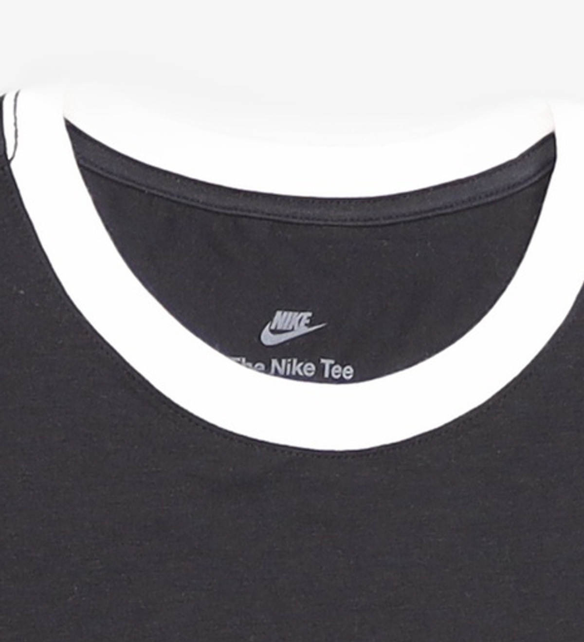 나이키(NIKE) 스포츠웨어 칠 니트 슬림 크롭 티셔츠 W - 블랙:화이트 / HF8820-010 M