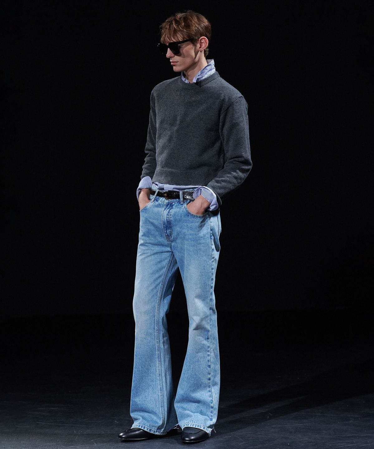 테이크이지(TAKEASY) [DMD] CORE MN KNIT - Charcoal