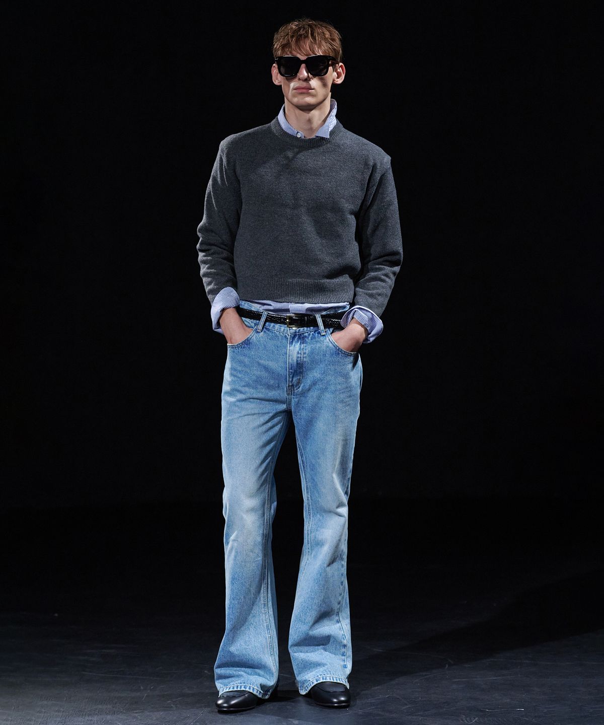 테이크이지(TAKEASY) [DMD] CORE MN KNIT - Charcoal