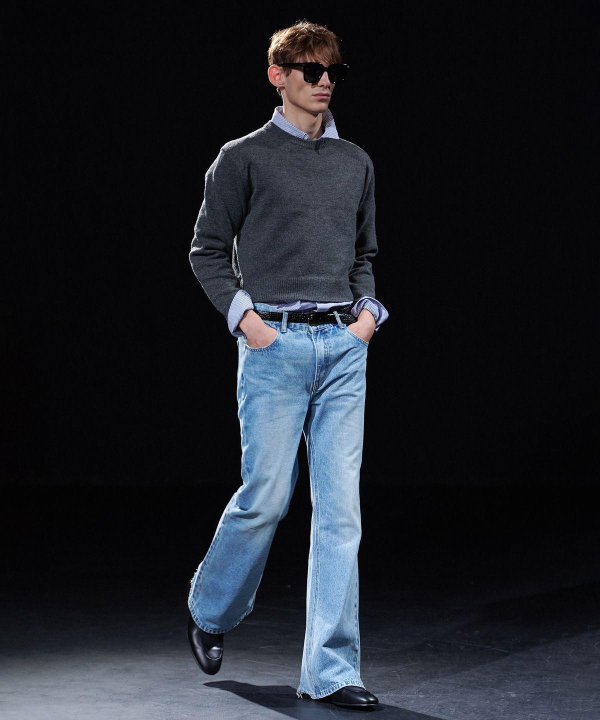 테이크이지(TAKEASY) [DMD] CORE MN KNIT - Charcoal