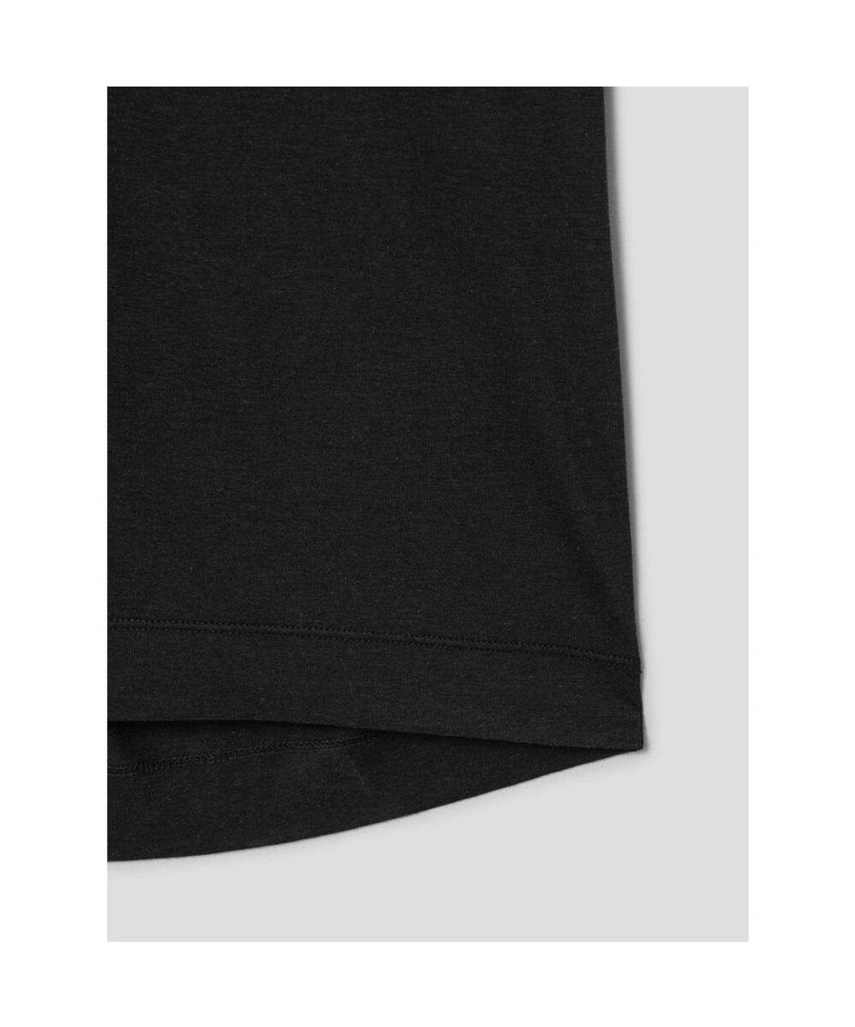 앙개(ANGGAE) Oversized Back Draped TShirt  Black