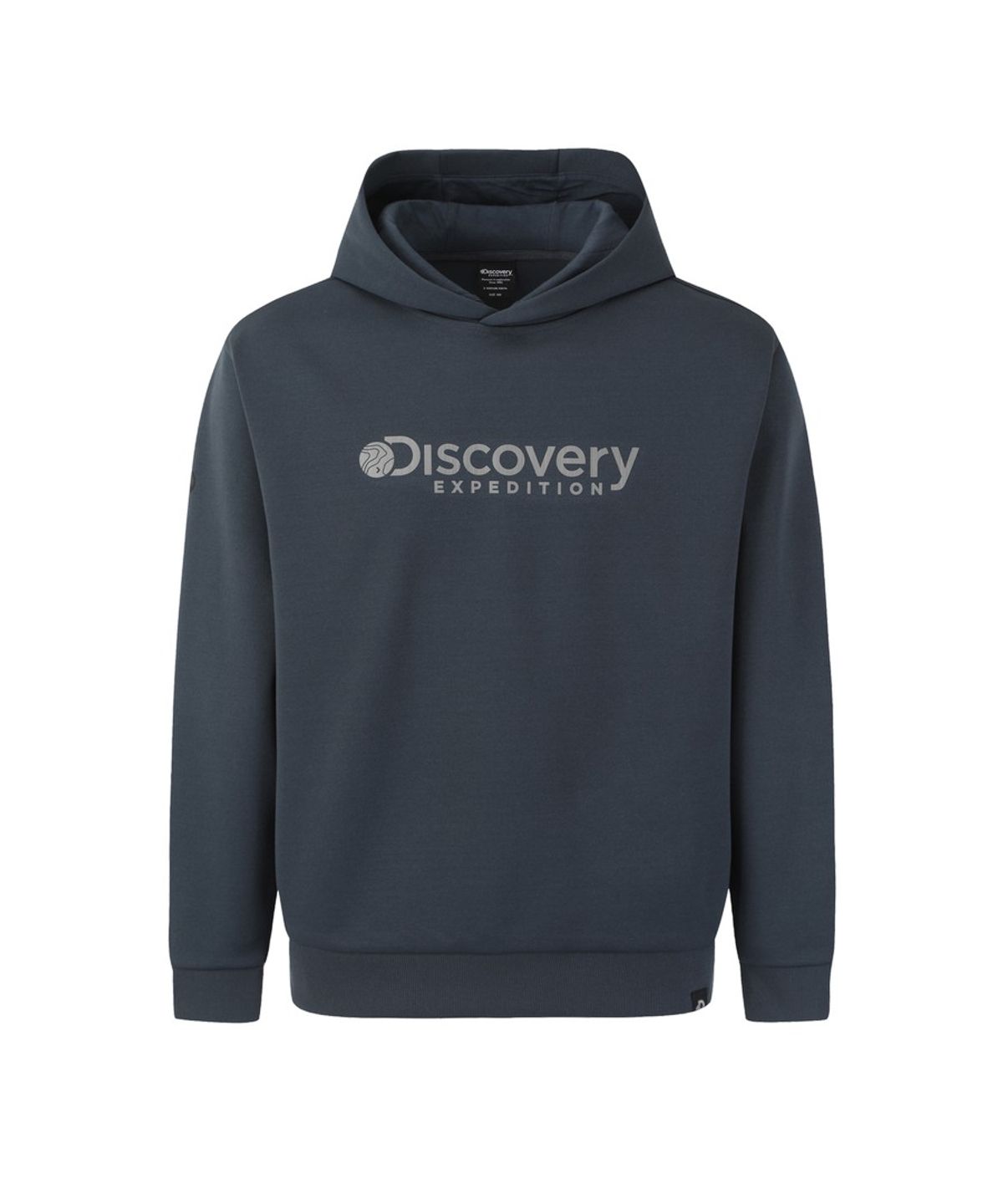 디스커버리 익스페디션(DISCOVERY EXPEDITION) 에센셜 로건 후드티 (D.Grey)
