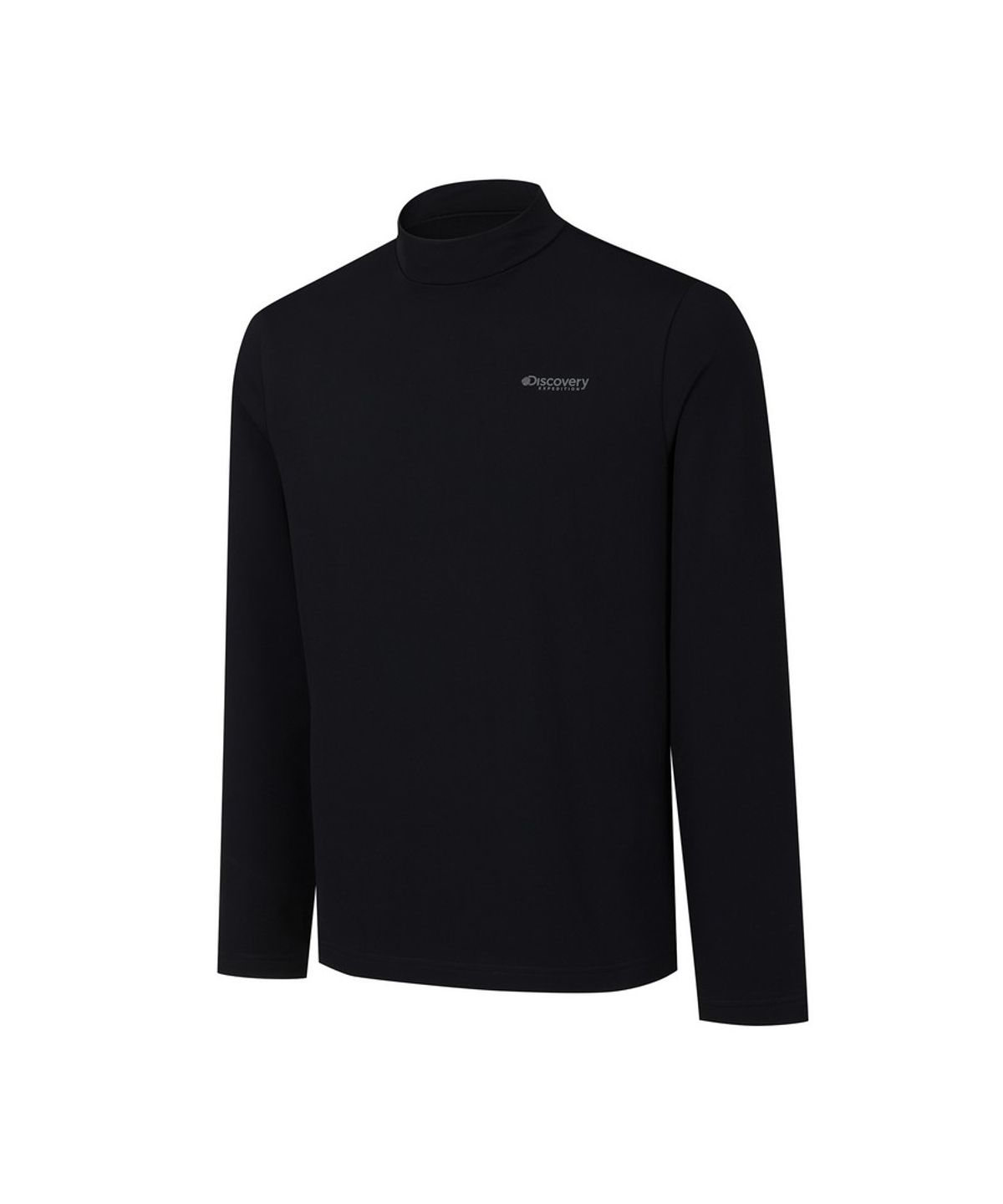 디스커버리 익스페디션(DISCOVERY EXPEDITION) 남성 반하이넥 기능성 긴팔티 (BLACK)