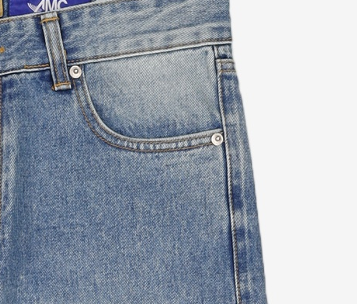 프리즘웍스(FRIZMWORKS) OG SELVEDGE REGULAR DENIM PANTS _ LIGHT BLUE L