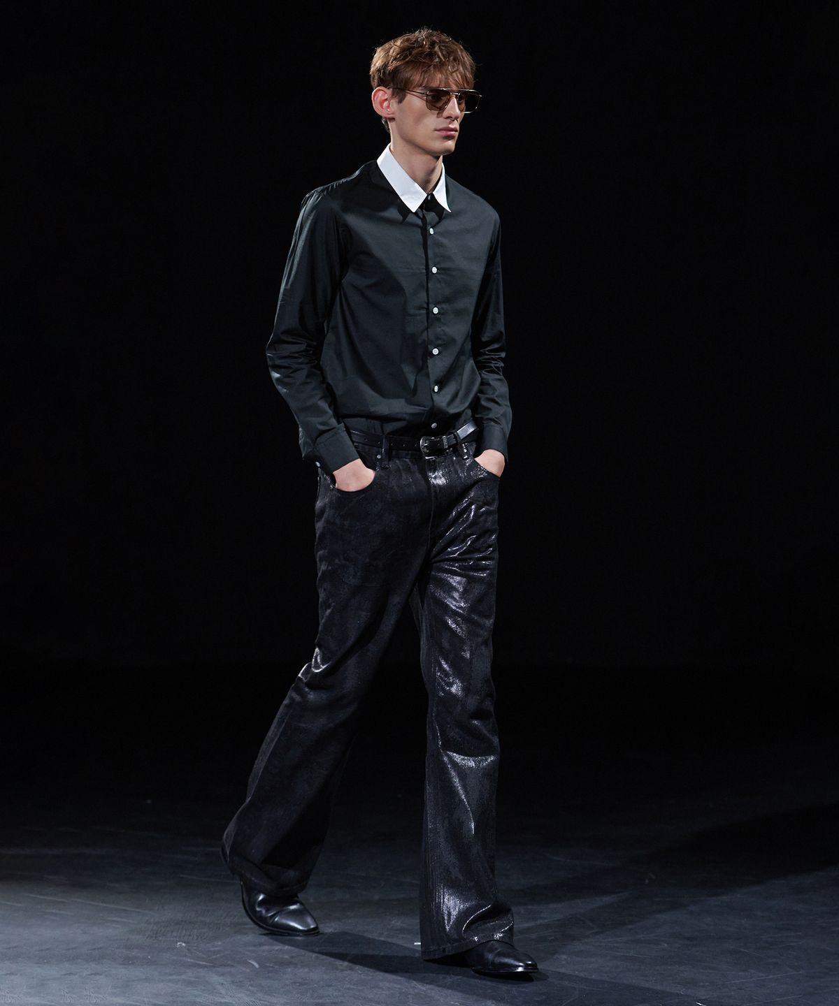 테이크이지(TAKEASY) [DMD] CORE SF SHIRT - Mix Black