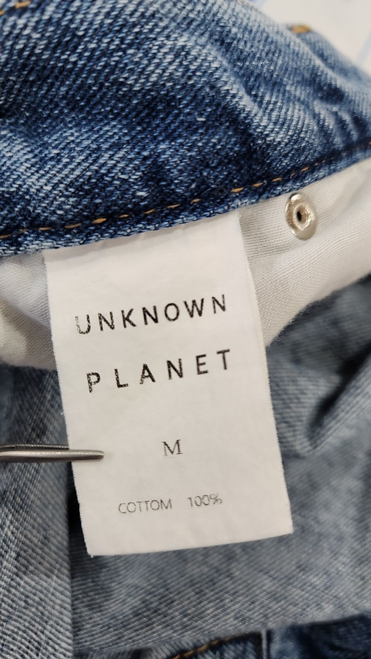 언노운 플라넷(UNKNOWN PLANET) 청/데님 팬츠 M