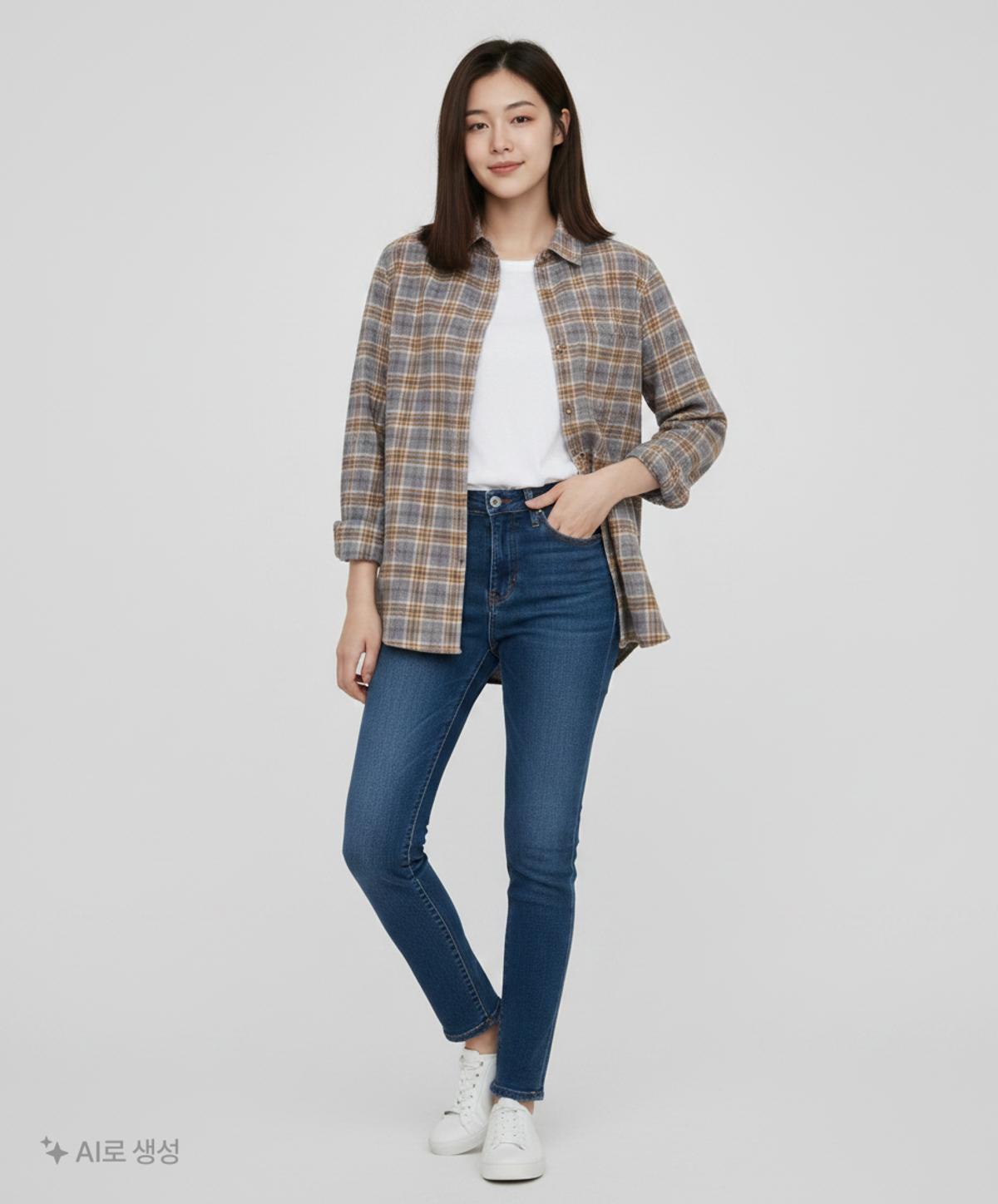 유니클로(UNIQLO) 캐주얼 셔츠 L