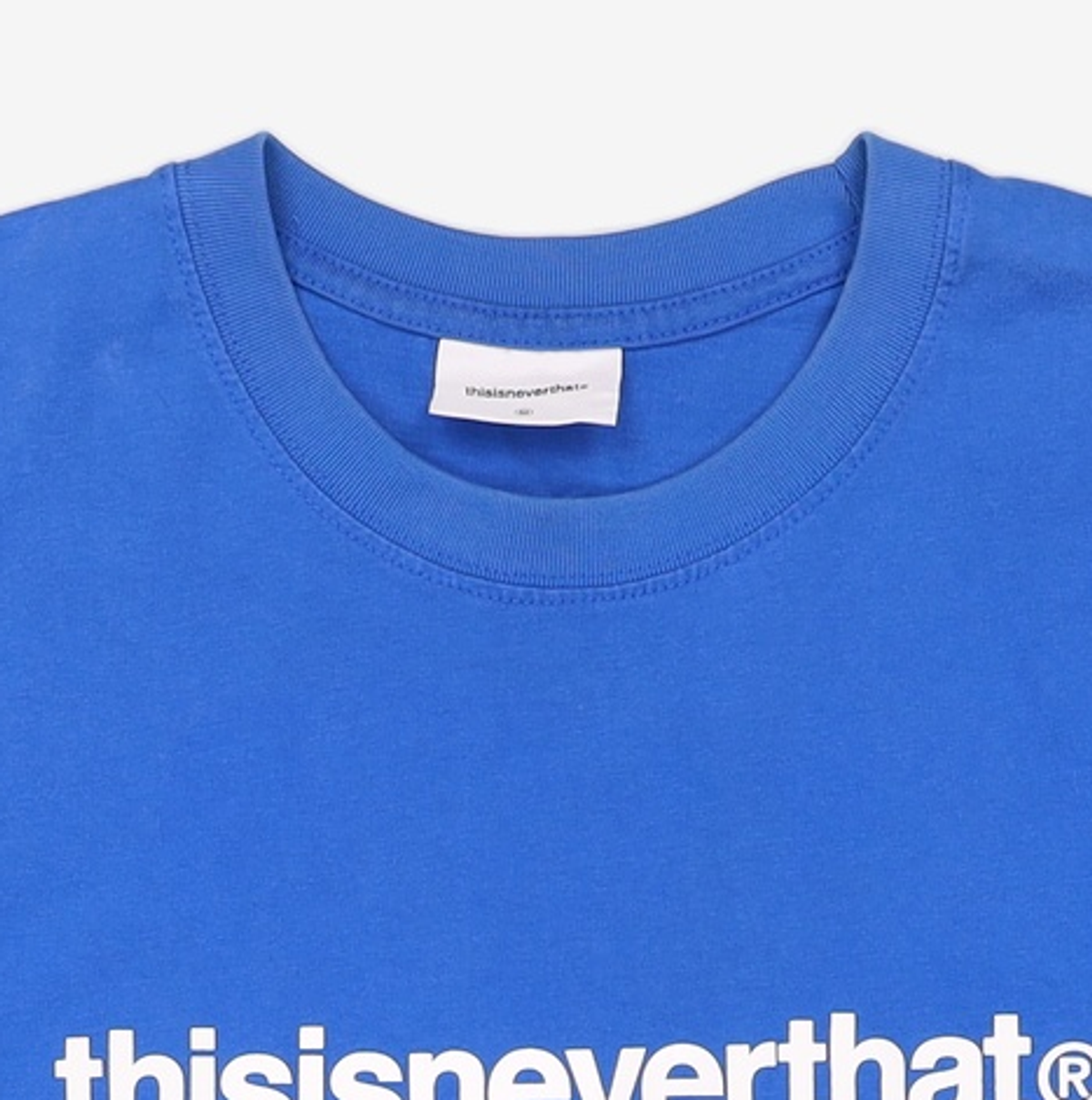 디스이즈네버댓(THISISNEVERTHAT) T-Logo Tee Blue M