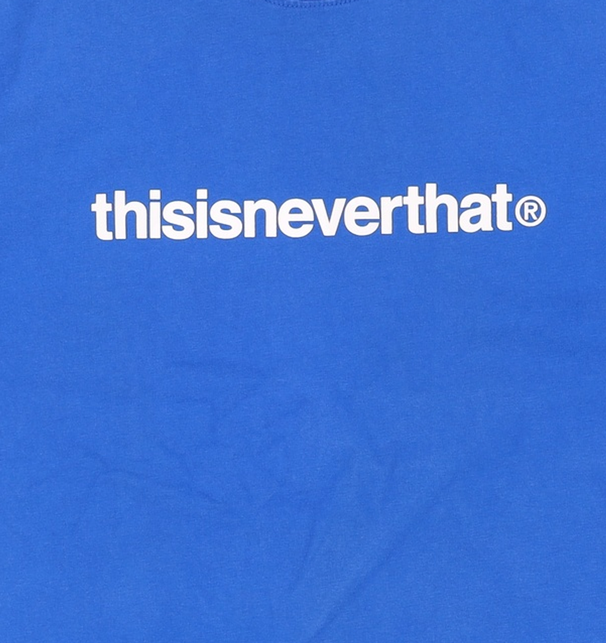 디스이즈네버댓(THISISNEVERTHAT) T-Logo Tee Blue M