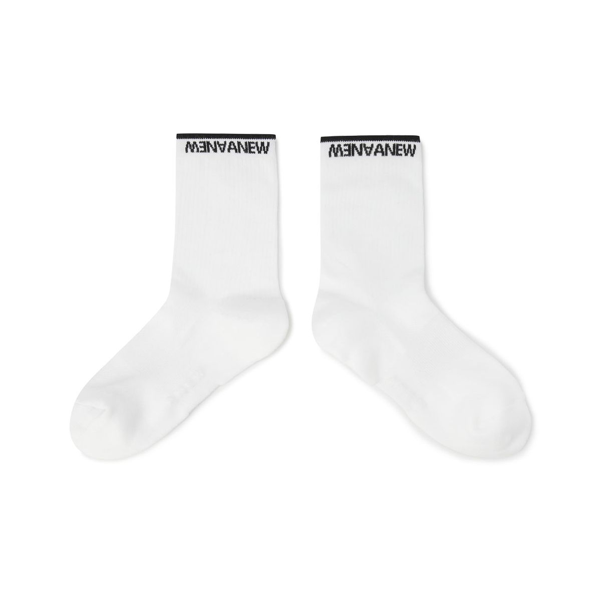 어뉴골프(ANEW GOLF) WOMEN BASIC MIDDLE SOCKS_WH