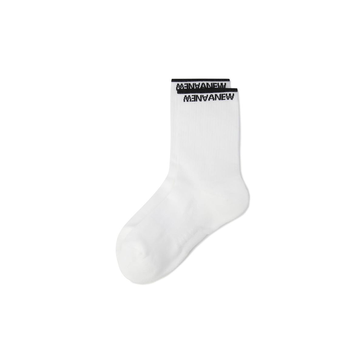 어뉴골프(ANEW GOLF) WOMEN BASIC MIDDLE SOCKS_WH