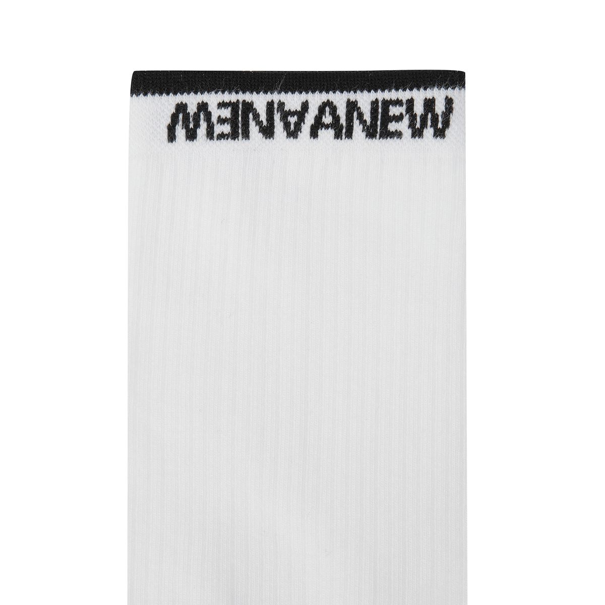 어뉴골프(ANEW GOLF) MEN BASIC MIDDLE SOCKS_WH