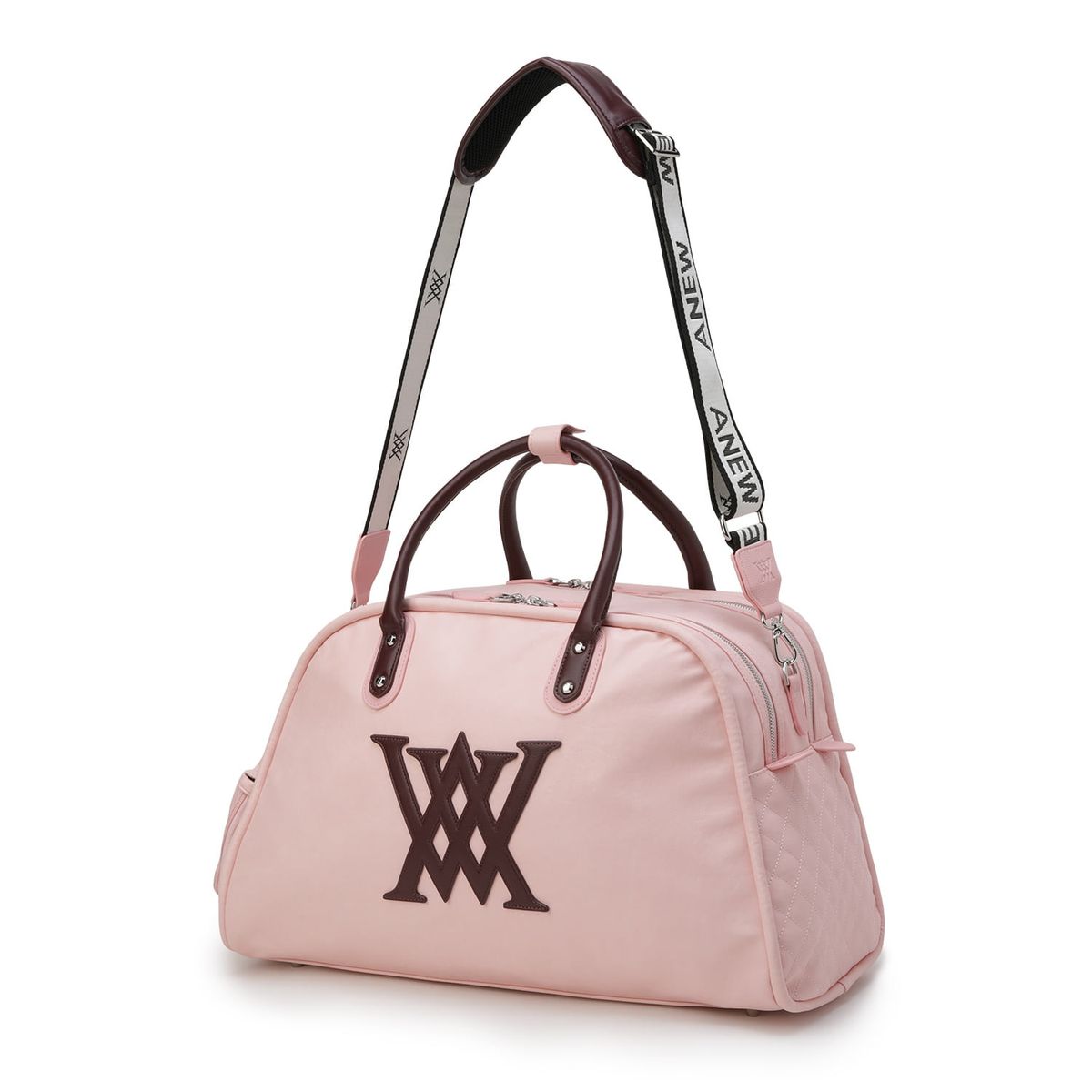 어뉴골프(ANEW GOLF) UNI VINTAGE LEATHER BOSTON BAG_PI