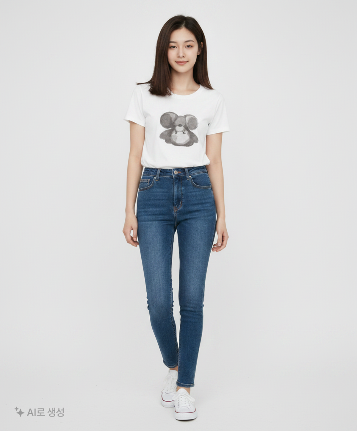 일리오(ILLIO) WHITE BEAR BABY T-SHIRTS S