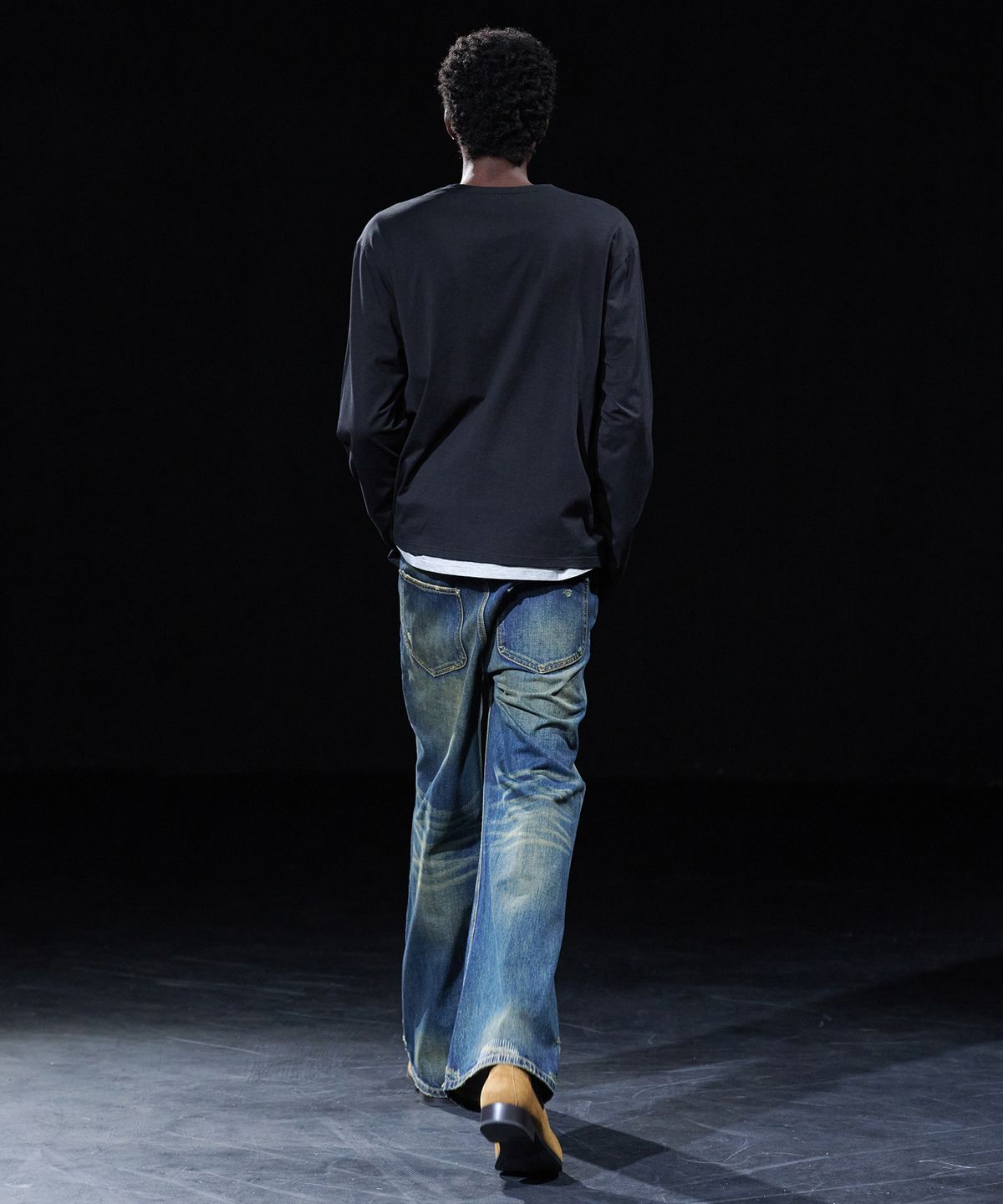 테이크이지(TAKEASY) [DMD] PORTA Flare Denim - Vintage Blue