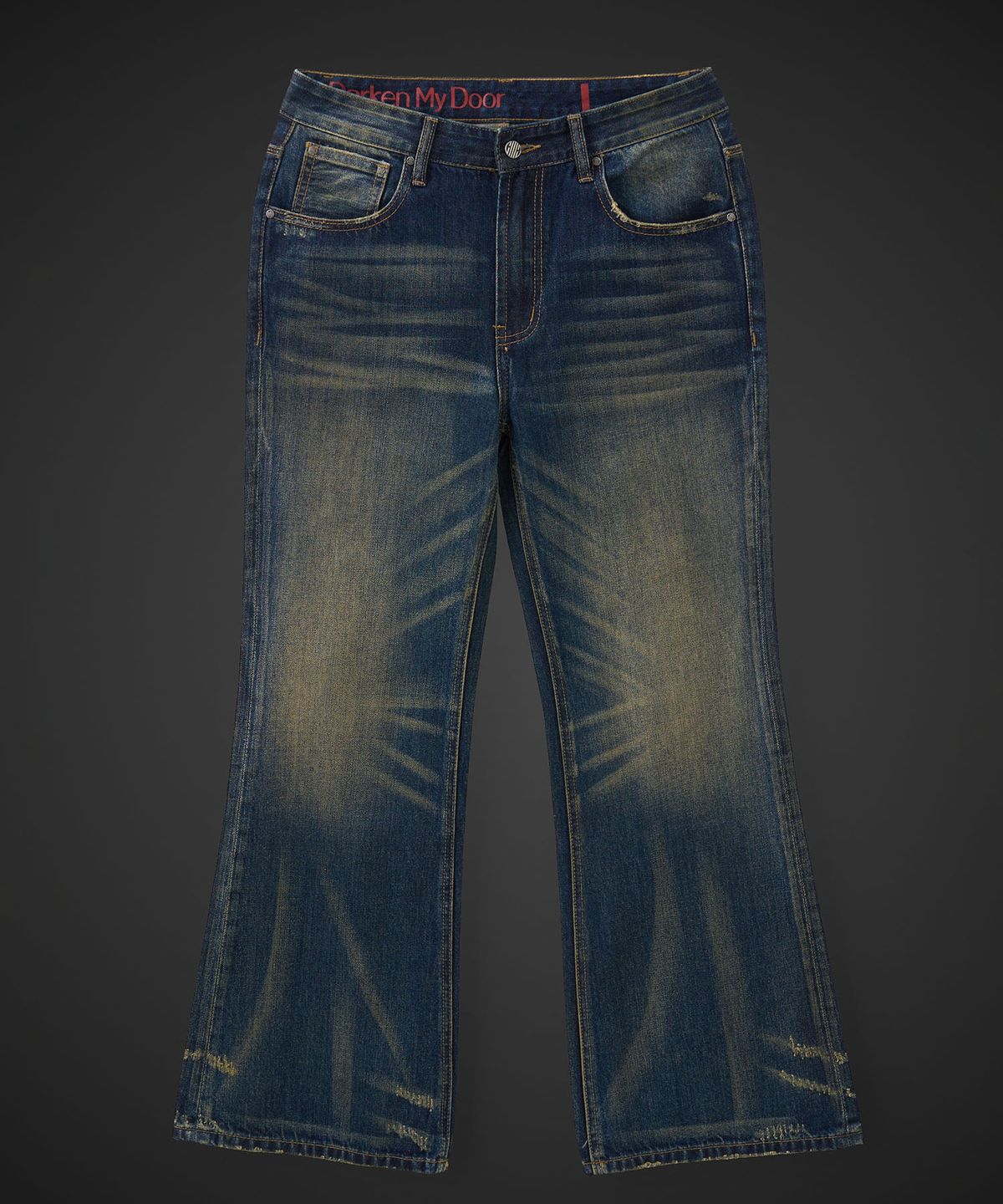 테이크이지(TAKEASY) [DMD] PORTA Flare Denim - Vintage Blue