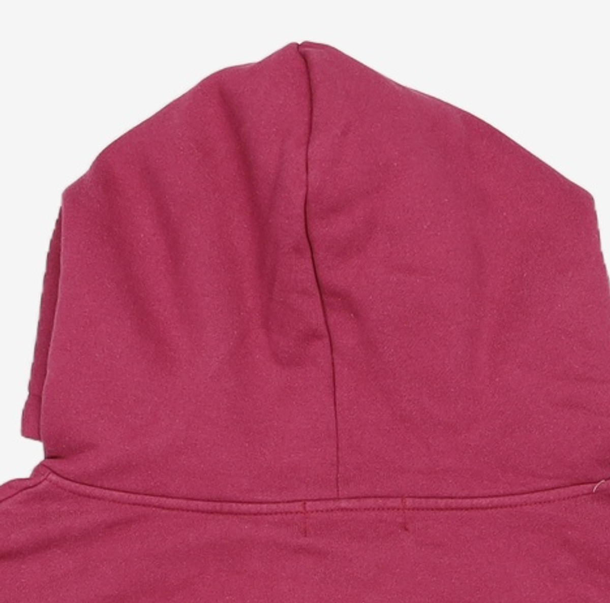 우알롱(WOOALONG) (기모)Signature crop hood zip-up - WINE XS
