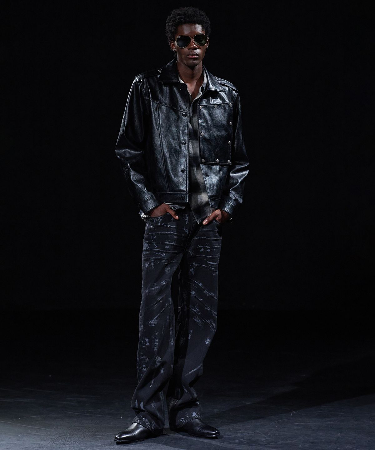 테이크이지(TAKEASY) [DMD] SHANE Straight Denim - Dusty Black