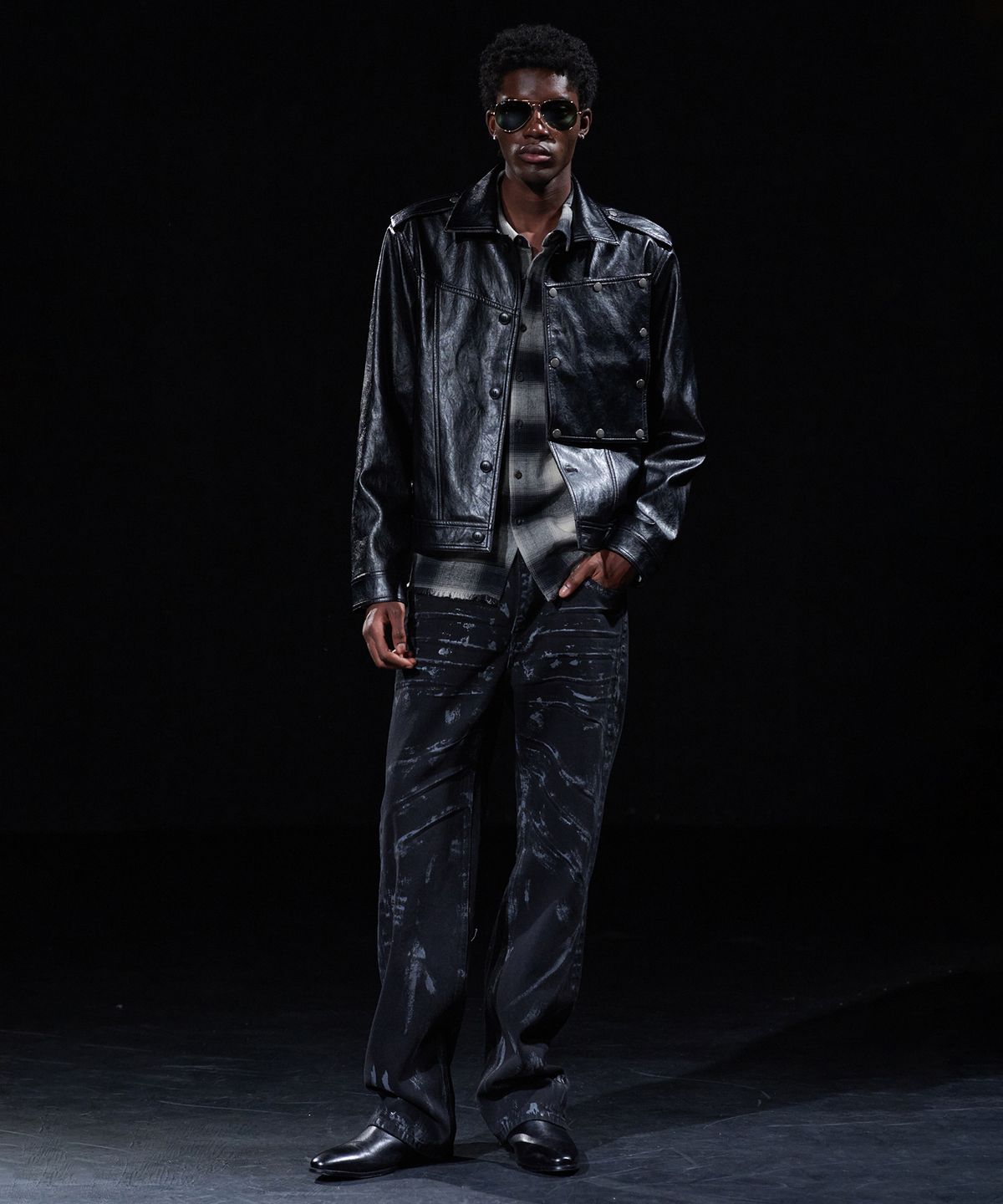 테이크이지(TAKEASY) [DMD] SHANE Straight Denim - Dusty Black