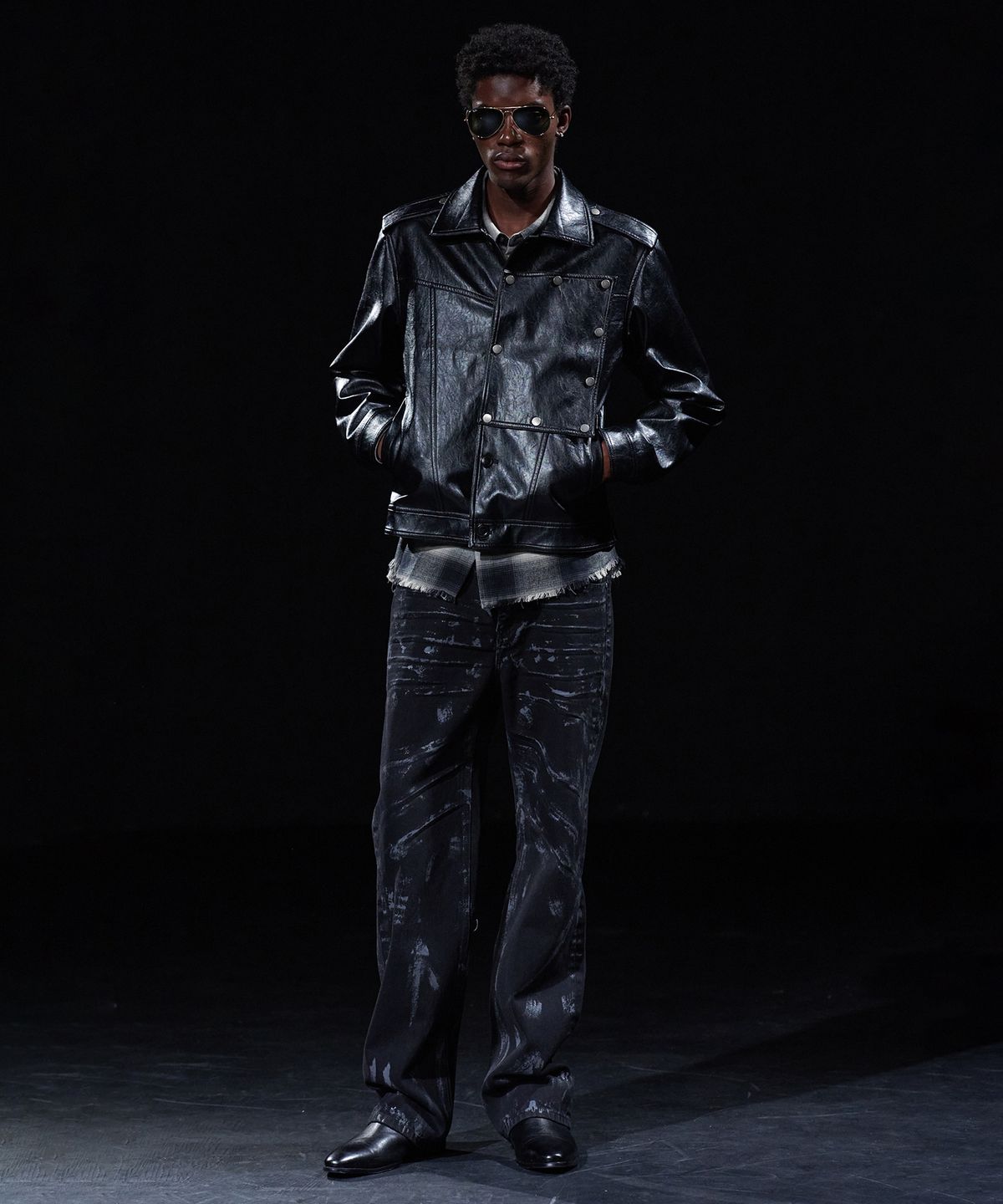 테이크이지(TAKEASY) [DMD] SHANE Straight Denim - Dusty Black