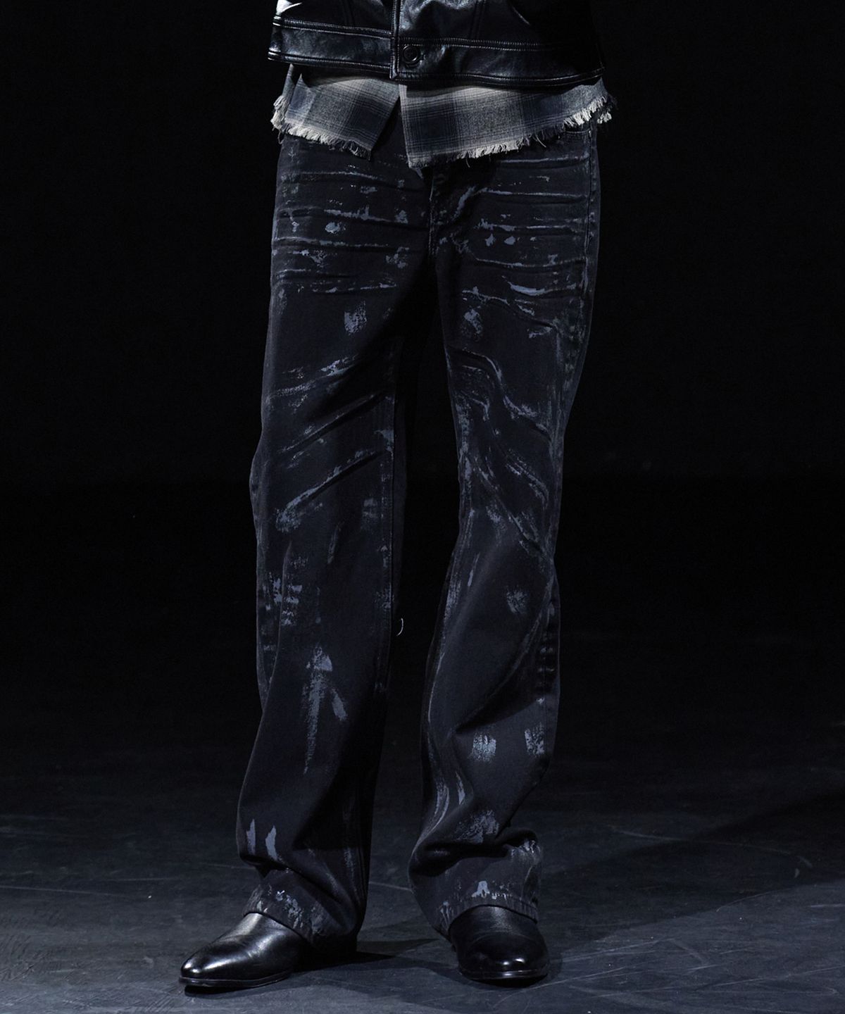 테이크이지(TAKEASY) [DMD] SHANE Straight Denim - Dusty Black