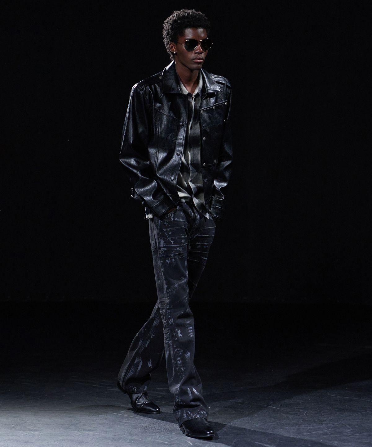테이크이지(TAKEASY) [DMD] SHANE Straight Denim - Dusty Black