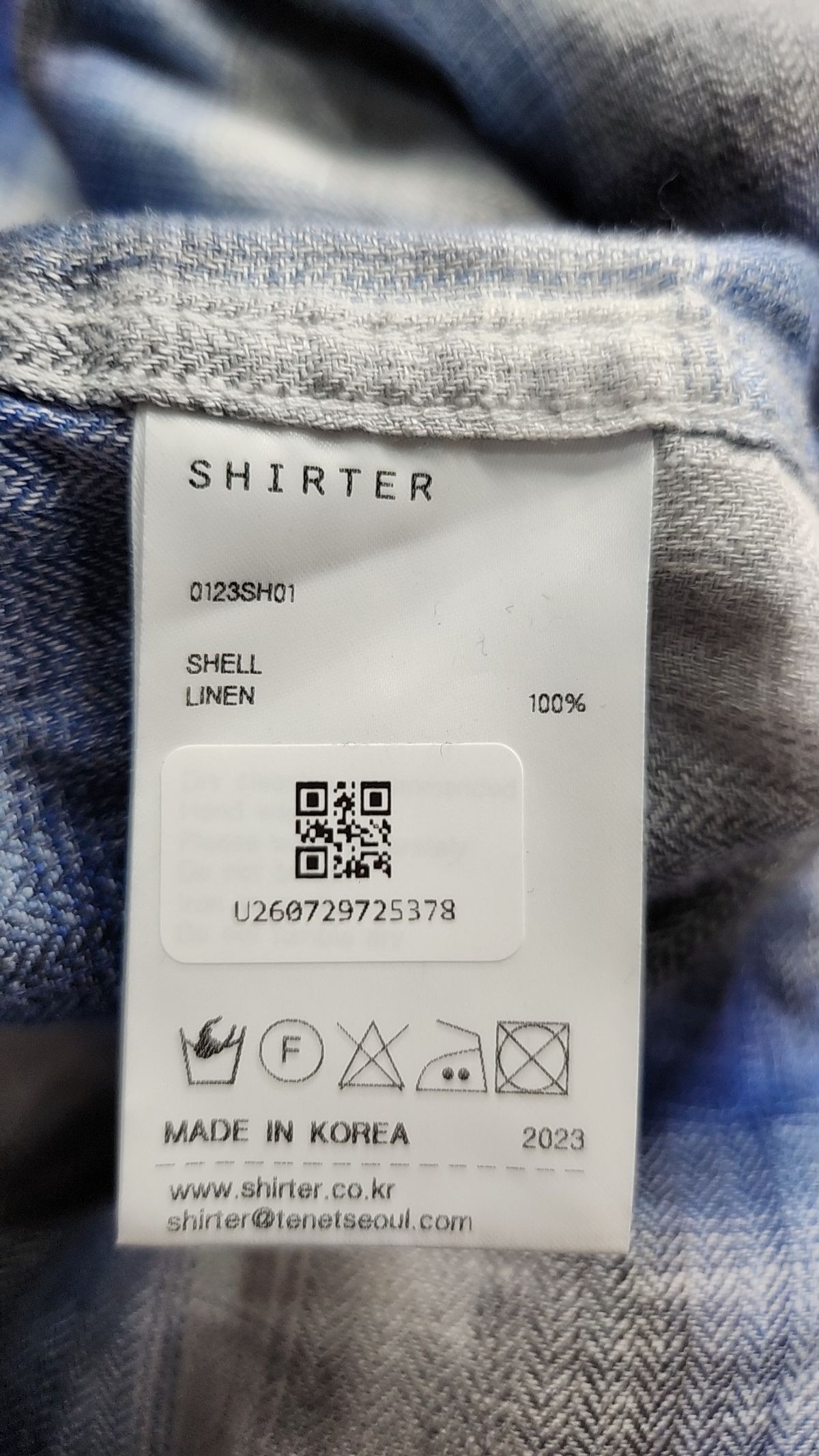 셔터(SHIRTER) NAVONA SHIRT (HOMBRE BLUE) S