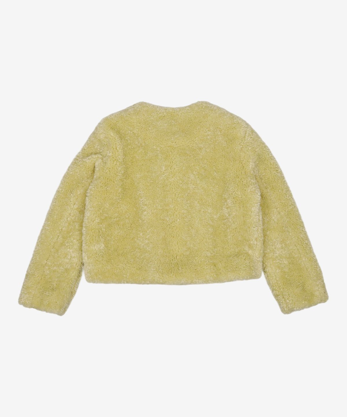 미쏘(MIXXO) 금장 에코퍼 숏 자켓 MIWJLD101G S