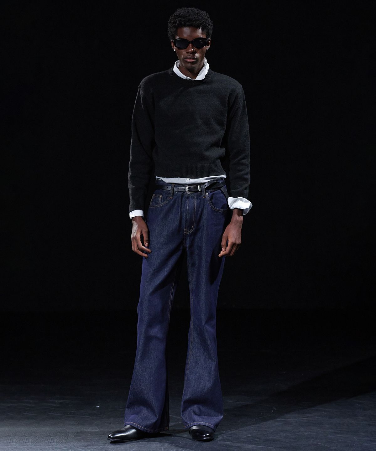 테이크이지(TAKEASY) [DMD] PORTA Flare Denim - Indigo