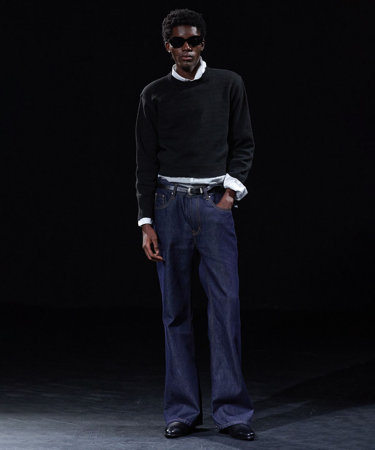 테이크이지(TAKEASY) [DMD] PORTA Flare Denim - Indigo