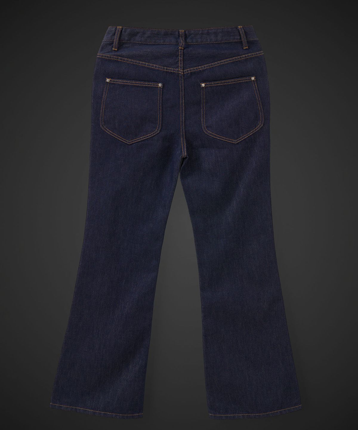 테이크이지(TAKEASY) [DMD] PORTA Flare Denim - Indigo