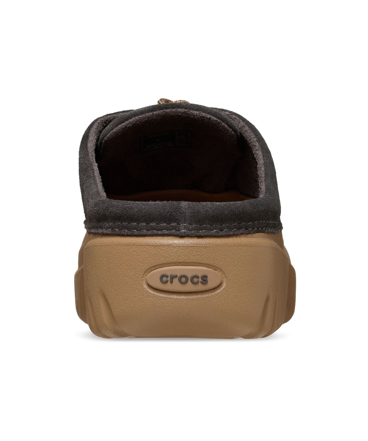 크록스(CROCS) 악셀 스웨이드 뮬 - 세피아/다크 코코아 / 214137-2MV