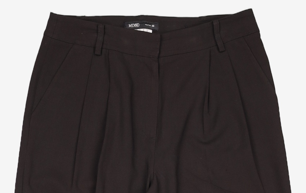 미쏘(MIXXO) 10부 투턱 와이드 슬랙스 MIWTWB902C 30