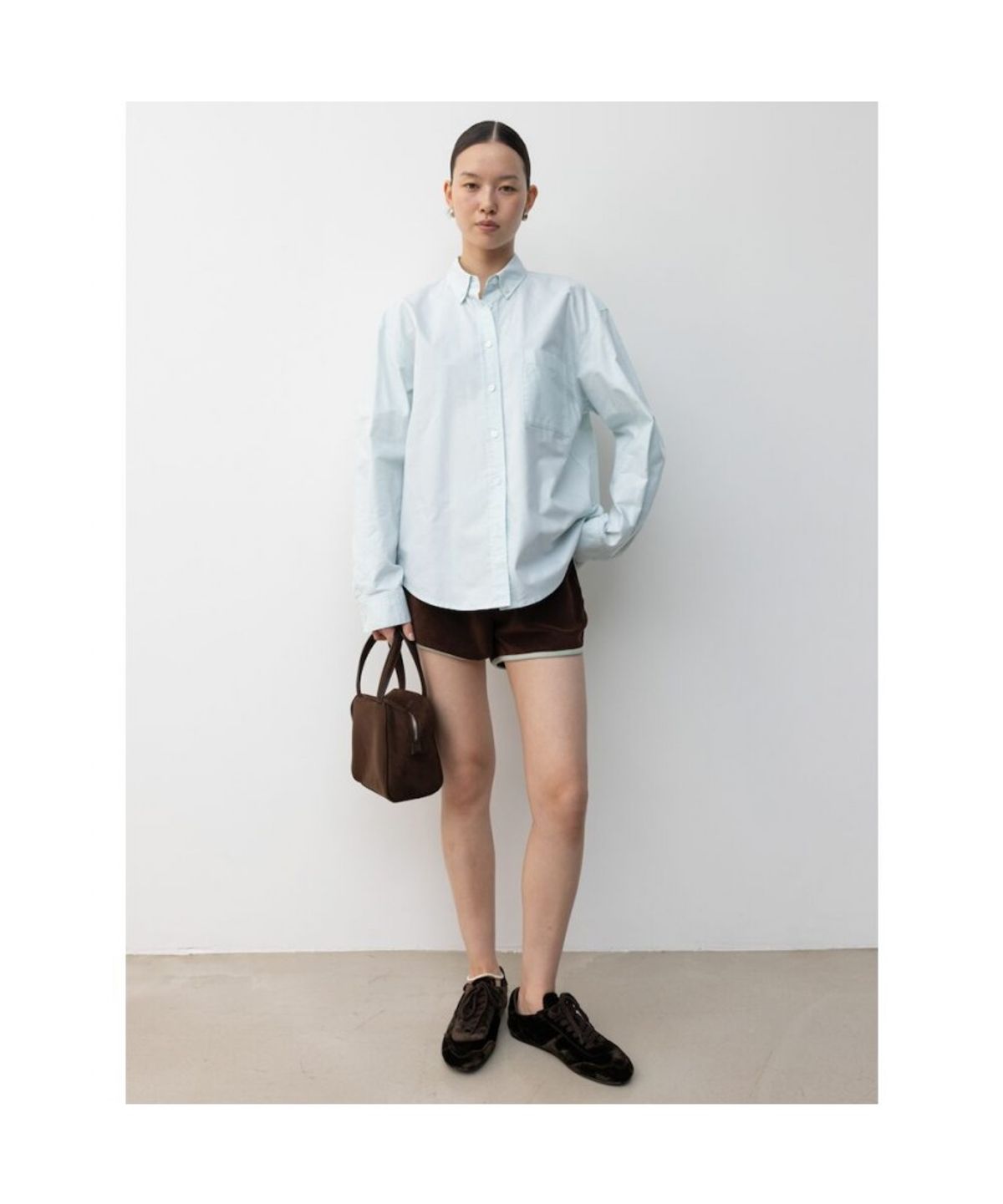 디애퍼처(THE APERTURE) Lenola Shirt  Apple Green (TA6764A04K)