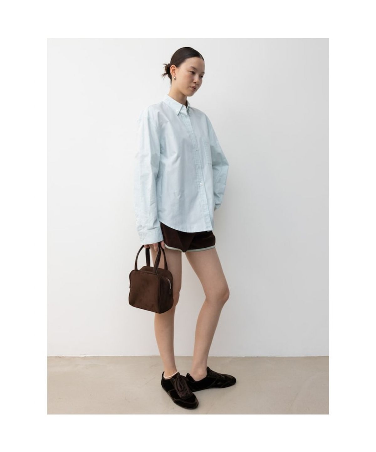 디애퍼처(THE APERTURE) Lenola Shirt  Apple Green (TA6764A04K)