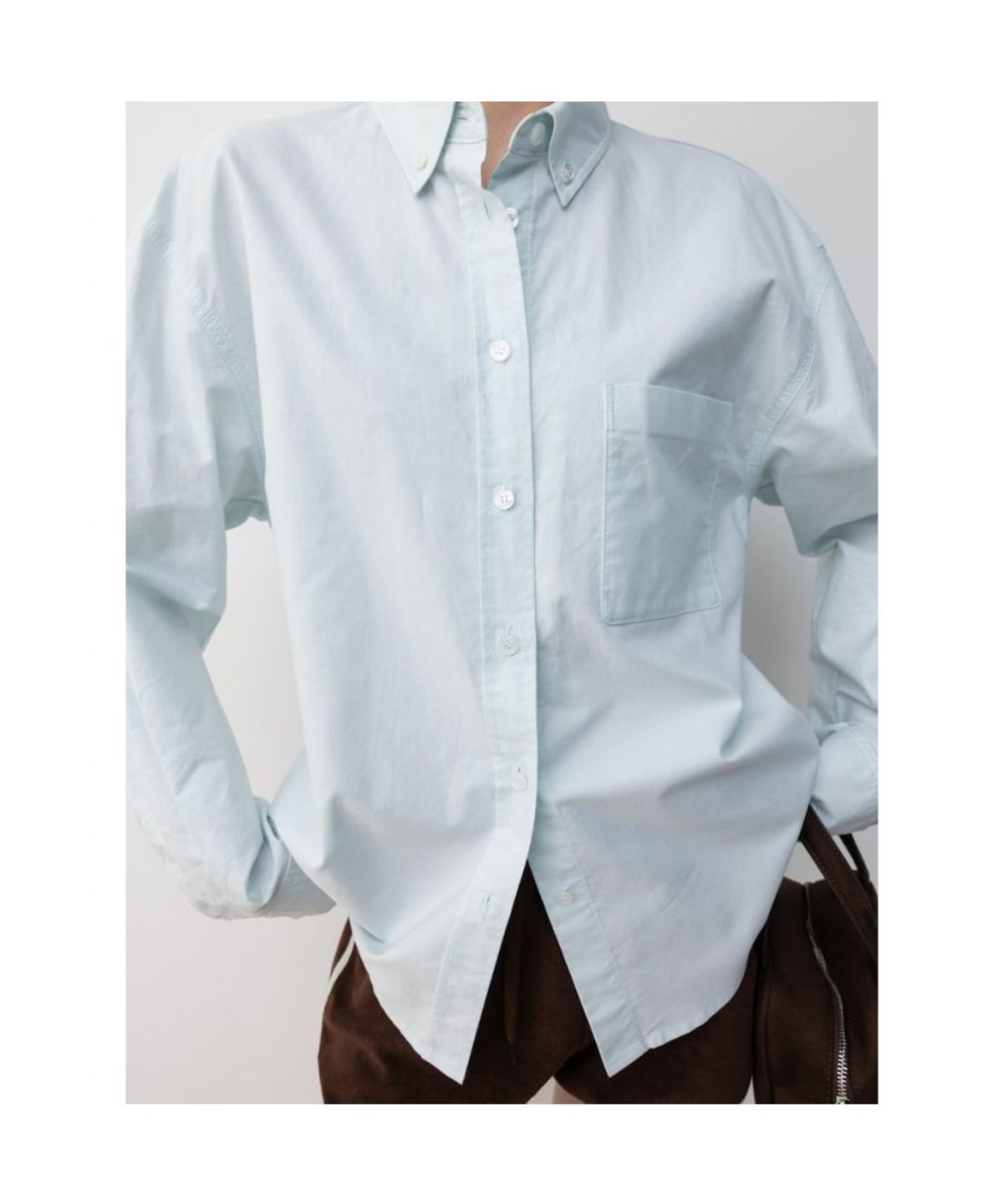 디애퍼처(THE APERTURE) Lenola Shirt  Apple Green (TA6764A04K)