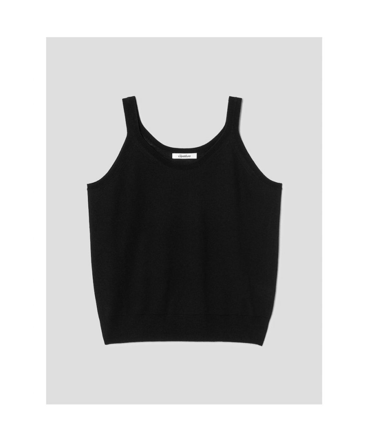 디애퍼처(THE APERTURE) Paul Sleeveless Knit Top  Black (TA6451A035)