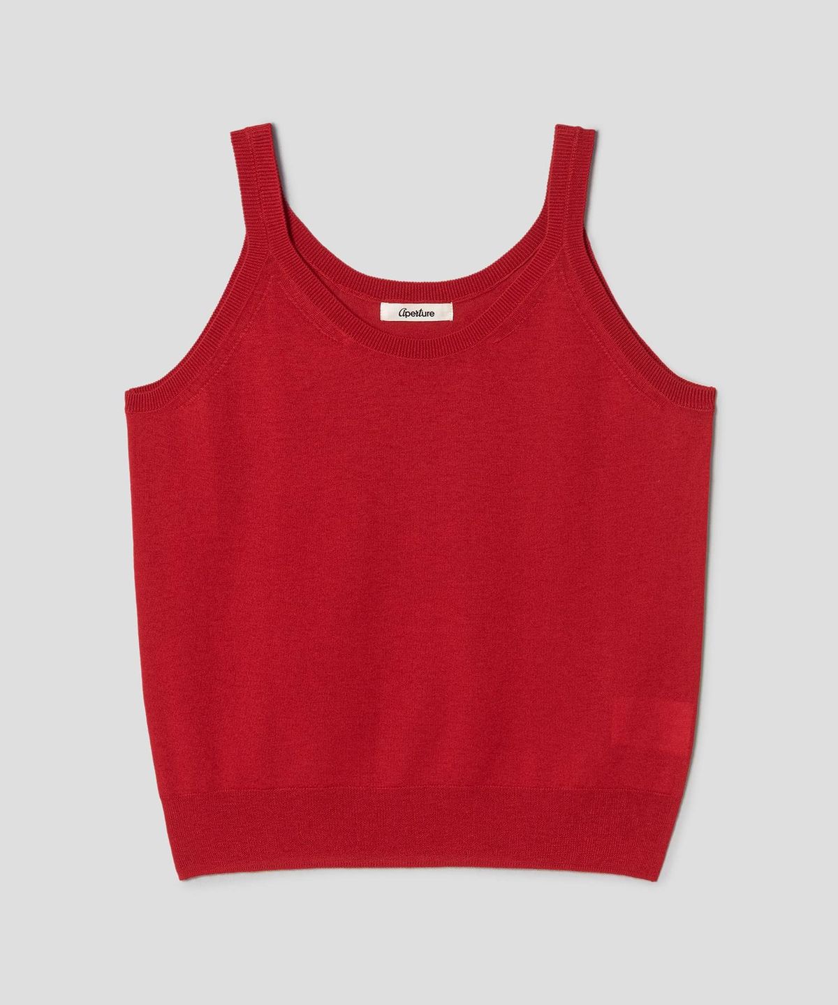 디애퍼처(THE APERTURE) Paul Sleeveless Knit Top  Red (TA6451A036)