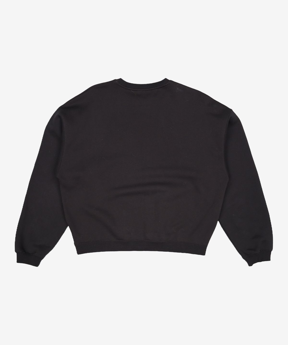 플루크(FLUKE) 어반 스트레이트 크롭 맨투맨 티셔츠 블랙 FMT900C XL