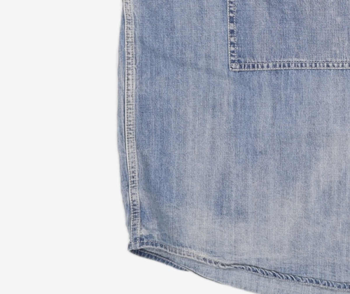 데케트(DECET) Denim Carpenter Short Shirts DCSH011LightBlue L