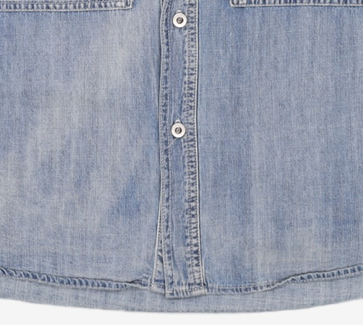 데케트(DECET) Denim Carpenter Short Shirts DCSH011LightBlue L
