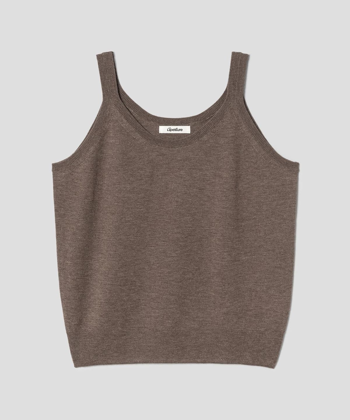 디애퍼처(THE APERTURE) Paul Sleeveless Knit Top  Brown (TA6451A03D)
