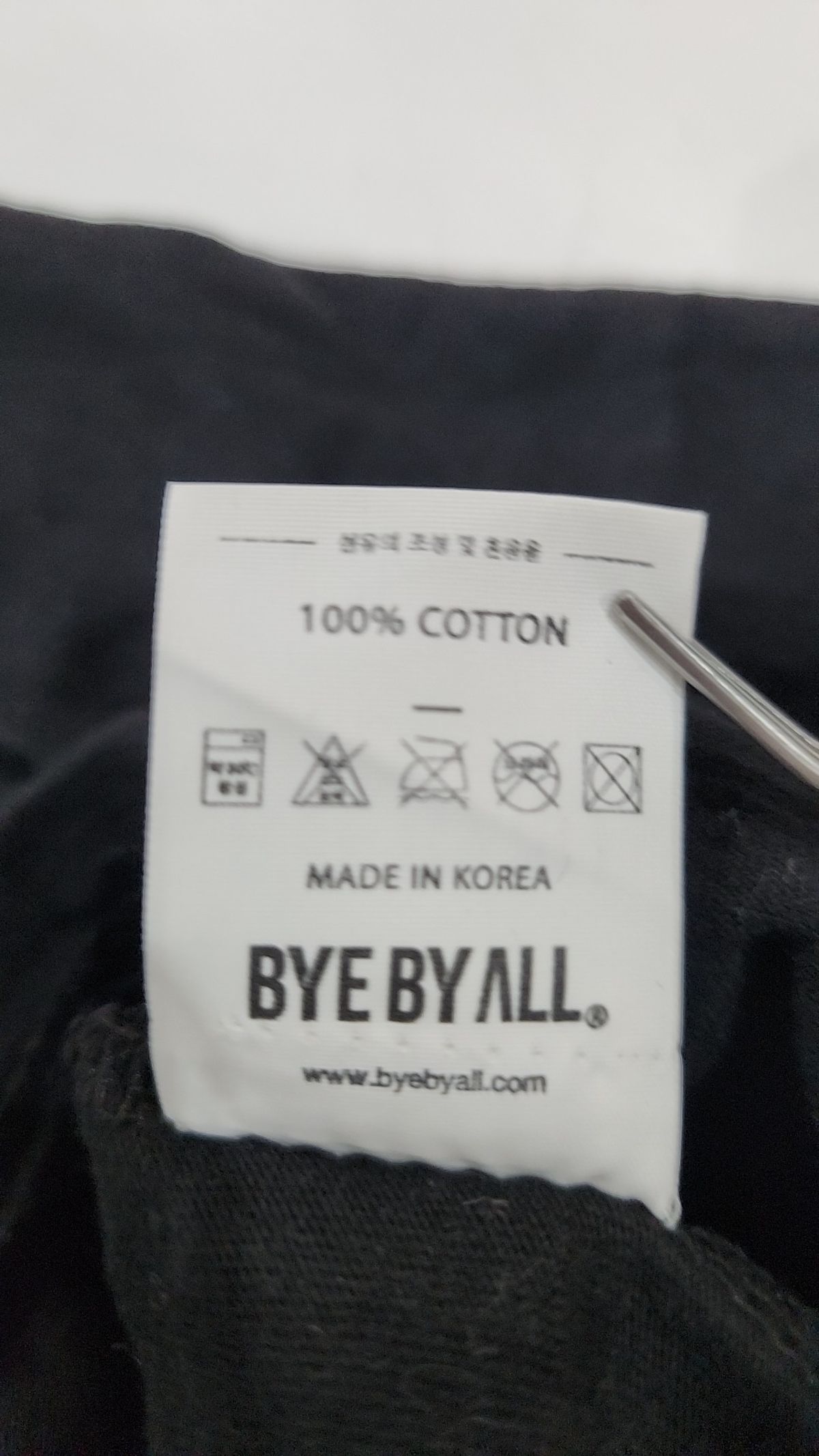 바이바이올(BYE BY ALL) 반소매 티셔츠 M
