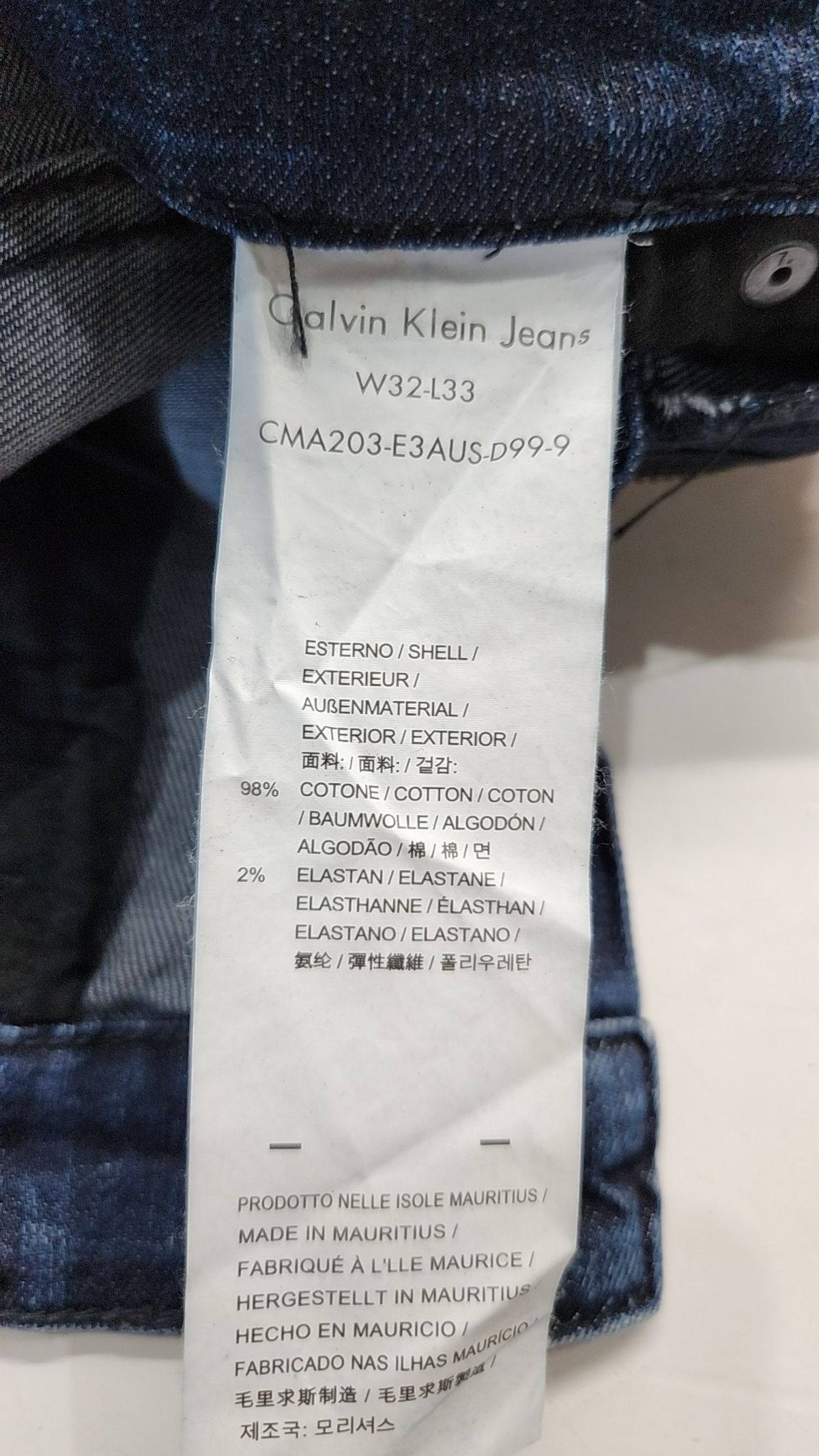 캘빈클라인 진(CALVIN KLEIN JEANS) 청/데님 팬츠 32