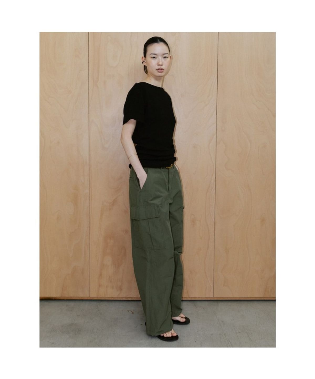 디애퍼처(THE APERTURE) Joseph Worker Pants  Khaki (TA6421A02H)
