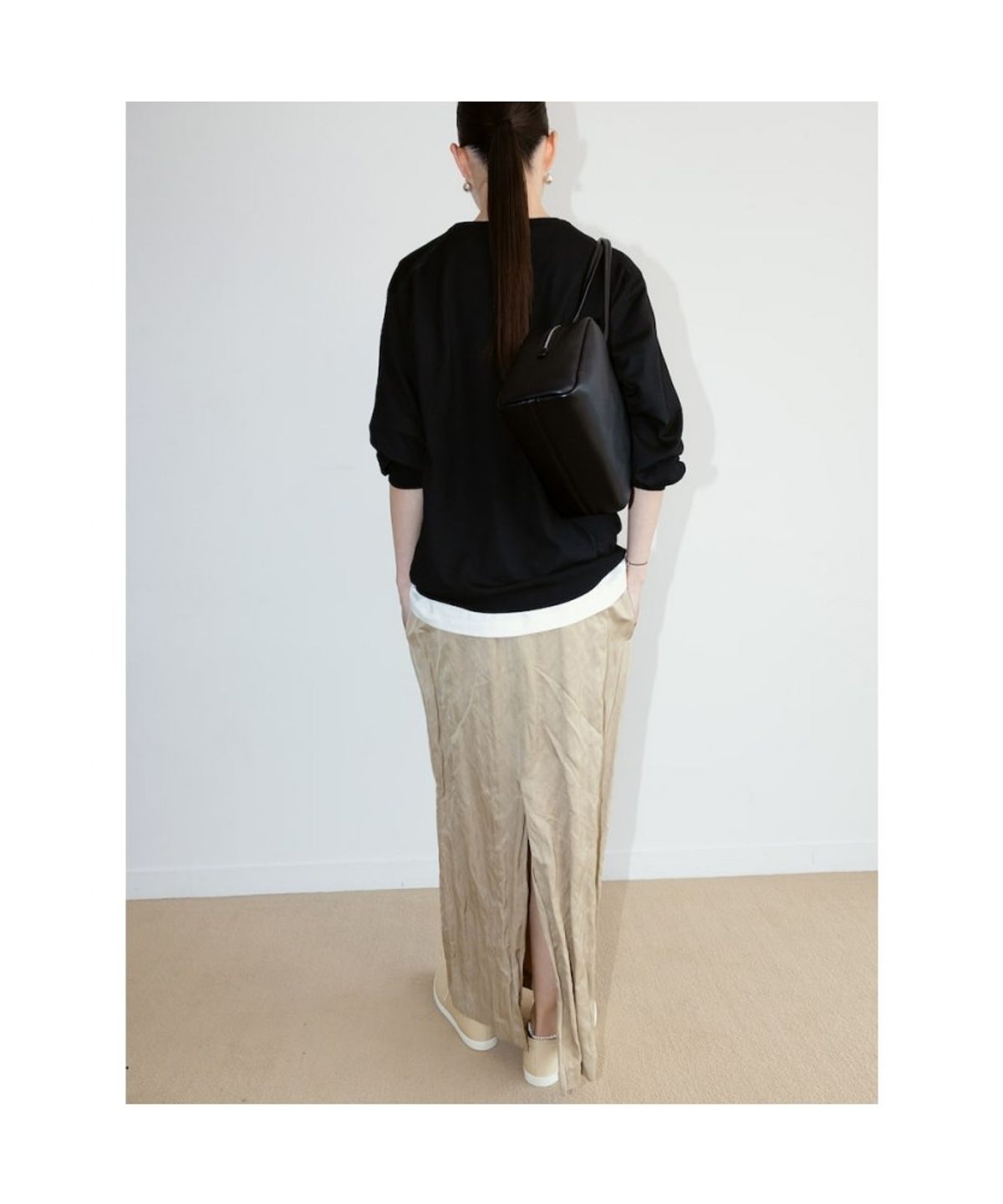 디애퍼처(THE APERTURE) Vintage Soho H Line Skirt  Beige (TA6727A05A)