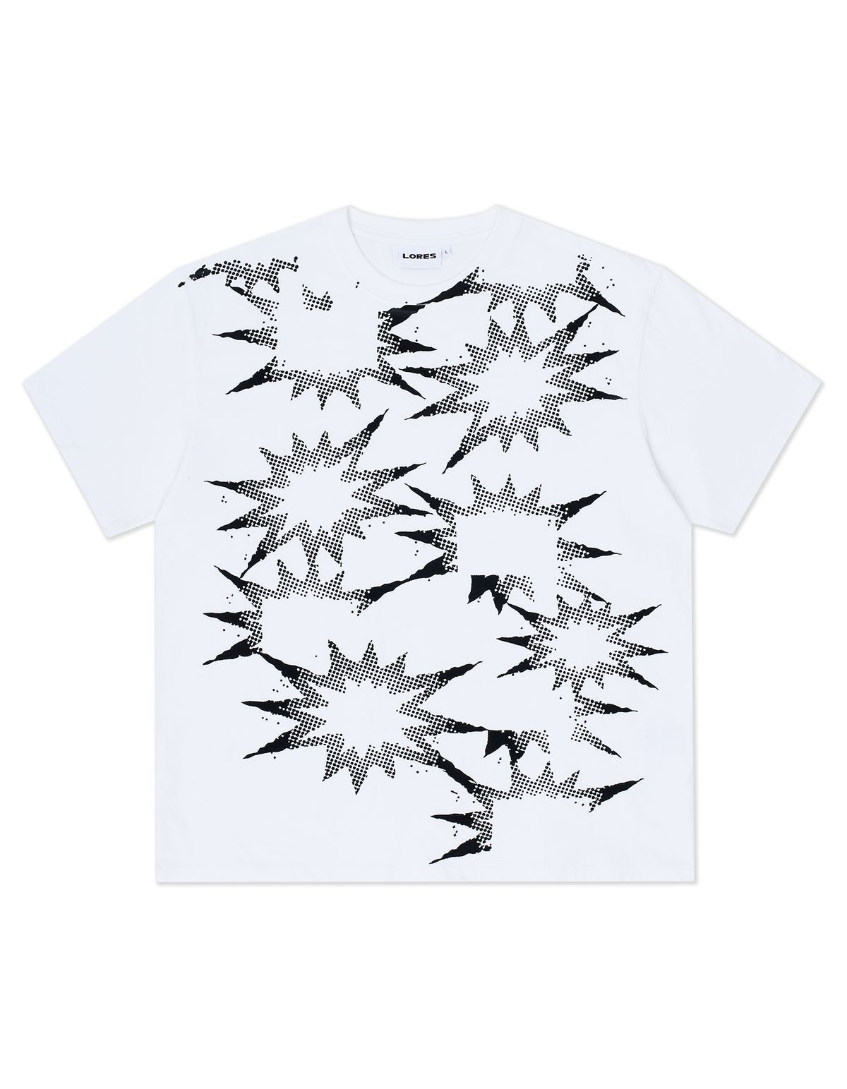 로어즈(LORES) Burst S/S Tee - White