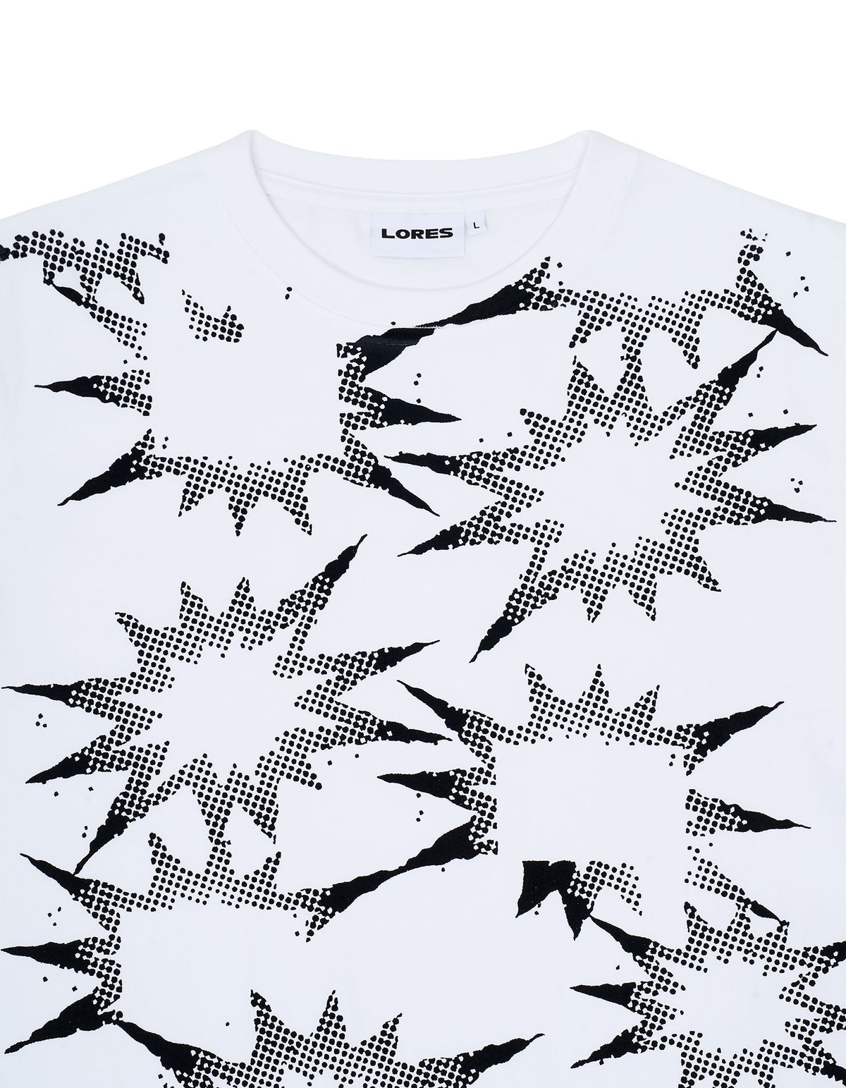 로어즈(LORES) Burst S/S Tee - White